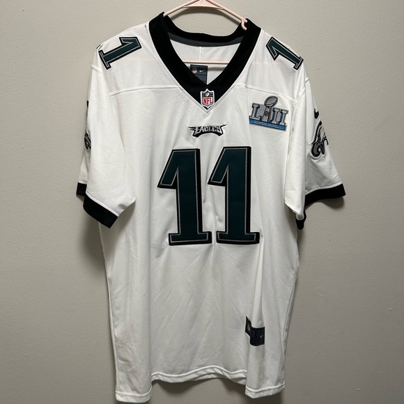 NFL White Jersey with Black and Red Details - Picture 1 of 7